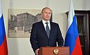 Владимир Путин в режиме видеоконференции дал команду на запуск последнего из десяти гидроагрегатов Саяно-Шушенской ГЭС.