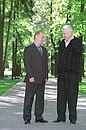 С первым президентом Борисом Ельциным.
