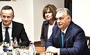 Russian-Hungarian talks. Prime Minister of Hungary Viktor Orban.