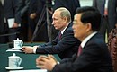Press statements following Russian-Chinese talks.