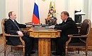 С президентом Торгово-промышленной палаты Сергеем Катыриным.