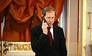 Deputy Prime Minister – Industry and Trade Minister Denis Manturov before Russian-Chinese talks in an expanded format. Photo: Aleksey Maishev, RIA Novosti