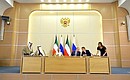 Подписание российско-кувейтских документов.