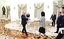 С Министром иностранных дел КНДР Цой Сон Хи. Фото: Артём Геодакян, ТАСС