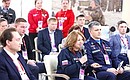 Участники встречи с активом форума «Всё для победы!». Фото: Александр Казаков, РИА Новости