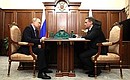 Встреча с временно исполняющим обязанности губернатора Вологодской области Георгием Филимоновым.
