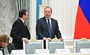 Руководитель Администрации Президента Антон Вайно перед началом встречи с руководством Совета Федерации и Государственной Думы.