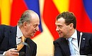 With King Juan Carlos I of Spain.