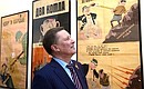 Chief of Staff of the Presidential Executive Office Sergei Ivanov took part in the opening of the Pobeda [Victory] exhibition at the State Historical Museum. Photo: RIA Novosti