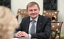 President of OPORA Russia public association Alexander Kalinin before the ASI Supervisory Board meeting.