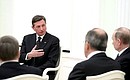 Meeting with President of Slovenia Borut Pahor.