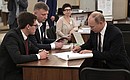 Vladimir Putin voted at Moscow City Duma elections.