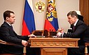 With Deputy Prime Minister Dmitry Kozak.