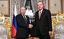 С Президентом Турции Реджепом Тайипом Эрдоганом. Фото РИА «Новости»