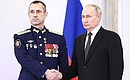 Presentation of Gold Star medals to Heroes of Russia. With Colonel Andrei Shelest. Photo: Valery Sharifulin, TASS