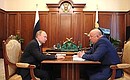 With Governor of Nizhny Novgorod Region Valery Shantsev.