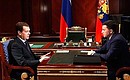 С губернатором Ямало-Ненецкого автономного округа Дмитрием Кобылкиным.