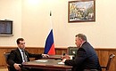 With Governor of Khabarovsk Territory Vyacheslav Shport.