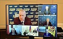 Встреча с руководителями фракций Государственной Думы (в режиме видеоконференции).