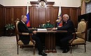 Встреча с генеральным директором государственной корпорации «Ростех» Сергеем Чемезовым.