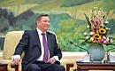 На встрече с Председателем Китайской Народной Республики Си Цзиньпином.