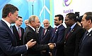 С участниками Министерской встречи Форума стран – экспортёров газа в рамках «Российской энергетической недели».