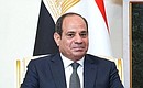 President of Egypt Abdel Fattah el-Sisi. Photo: Alexei Danichev, RIA Novosti