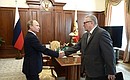With leader of the Liberal Democratic Party of Russia (LDPR) Vladimir Zhirinovsky.
