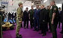 В ходе посещения международного военно-технического форума «Армия-2019» .