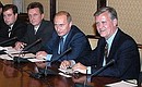 Кремль. Встреча с предпринимателями инвестиционных компаний