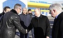 The President arrived in Petropavlovsk (Kazakhstan). Photo: TASS