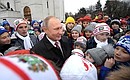 Владимир Путин встретился с детьми, приехавшими на Общероссийскую новогоднюю ёлку в Кремль.