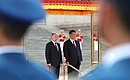 Церемония официальной встречи Президента России. С Председателем КНР Си Цзиньпином.