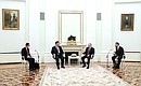 Meeting with President of People’s Republic of China Xi Jinping. Photo: Sergei Karpukhin, TASS