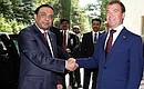 Встреча с Президентом Пакистана Асифом Али Зардари