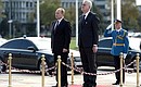 Официальная церемония встречи. С Президентом Сербии Томиславом Николичем.