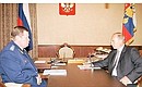 President Putin with Prosecutor-General Vladimir Ustinov.