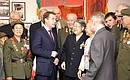 Meeting with Russian and Chinese World War II veterans.