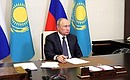 В ходе пленарного заседания XVII Форума межрегионального сотрудничества России и Казахстана (в режиме видеоконференции).