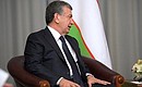President of Uzbekistan Shavkat Mirziyoyev.
