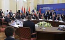 Ceremony for signing the documents following the Supreme Eurasian Economic Council meeting.