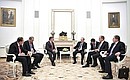 Встреча с Королём Иордании Абдаллой II.