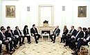 Meeting with President of Panama Juan Carlos Varela.