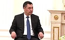 President of Kyrgyzstan Sadyr Japarov. Photo: Mikhail Metzel, TASS