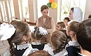 С учащимися православной гимназии в Приморье.