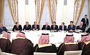 Встреча с преемником наследного принца, Министром обороны Саудовской Аравии Мухаммадом бен Сальманом Аль Саудом.