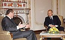 Meeting with Armenian President Robert Kocharian.