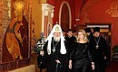 С Патриархом Московским и всея Руси Кириллом.