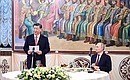 Государственный обед от имени Президента России Владимира Путина в честь Председателя КНР Си Цзиньпина.