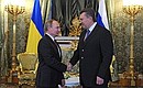 With President of Ukraine Viktor Yanukovych.